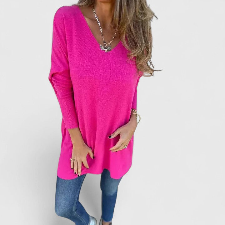 Taurenya | Women’s Comfortable Top with V-Neck