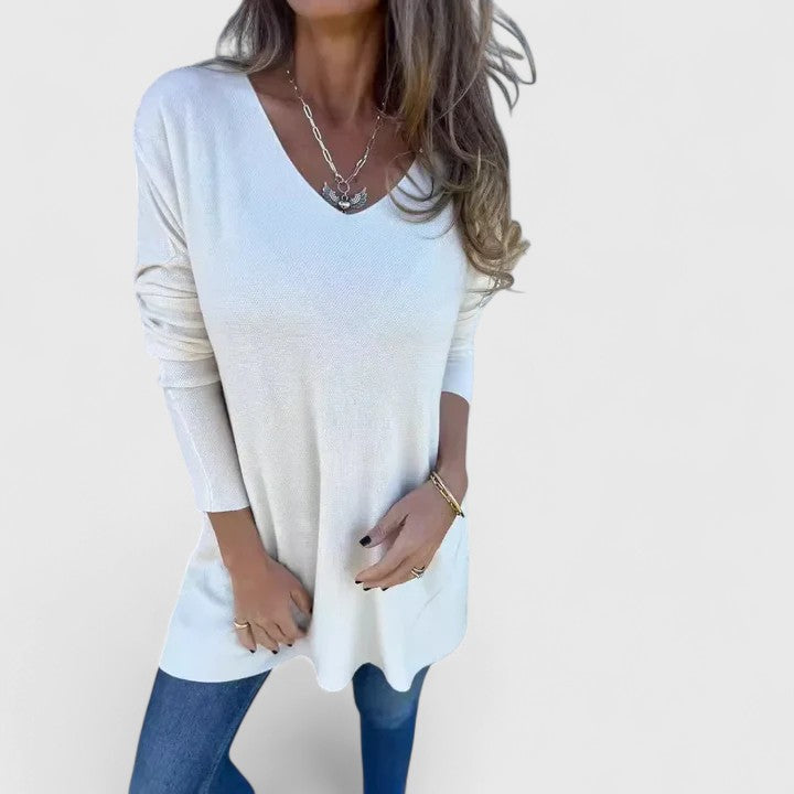 Taurenya | Women’s Comfortable Top with V-Neck