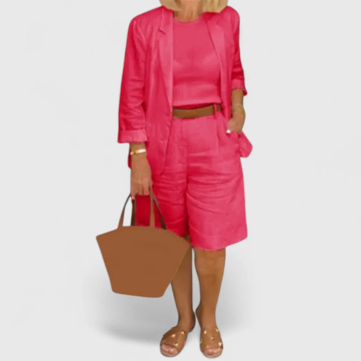 Women’s Elegant Suit 2-Piece Set with Comfort