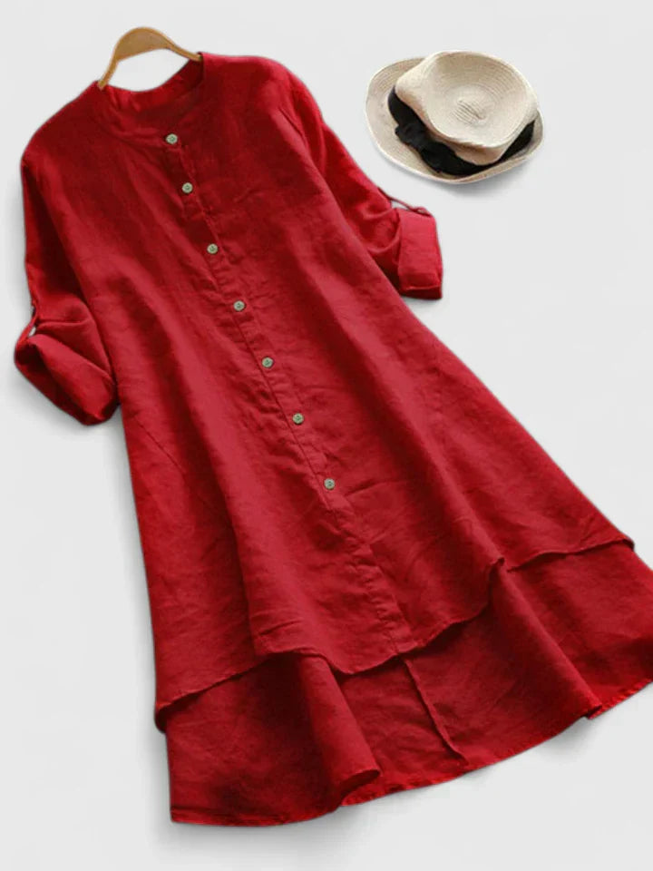 Marizalyn | Women’s Elegant Dress with Flowy Hem