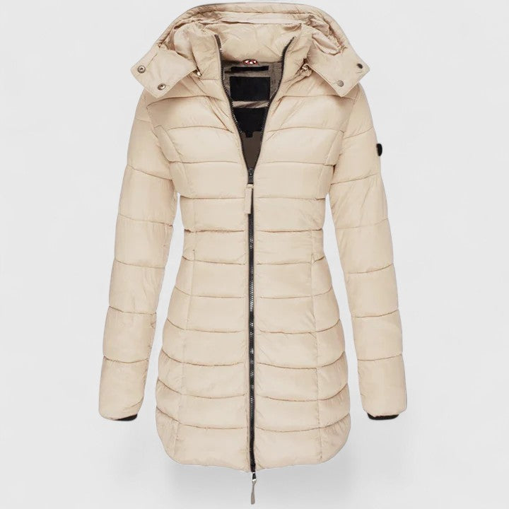 Lewis | Women’s Slim Fit Coat with Detachable Hood