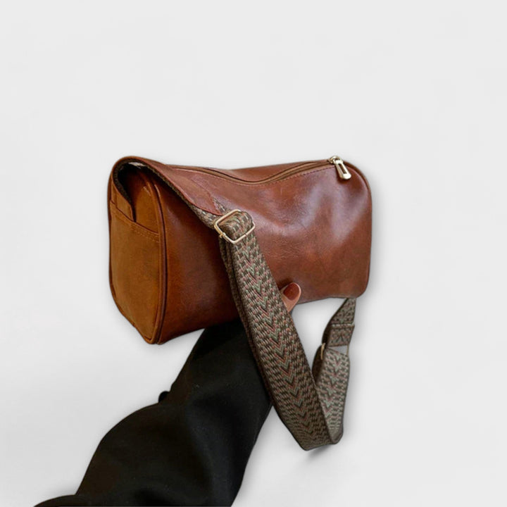 Women’s Vintage Crossbody Bag with Zipper