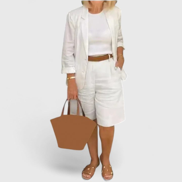 Women’s Elegant Suit 2-Piece Set with Comfort