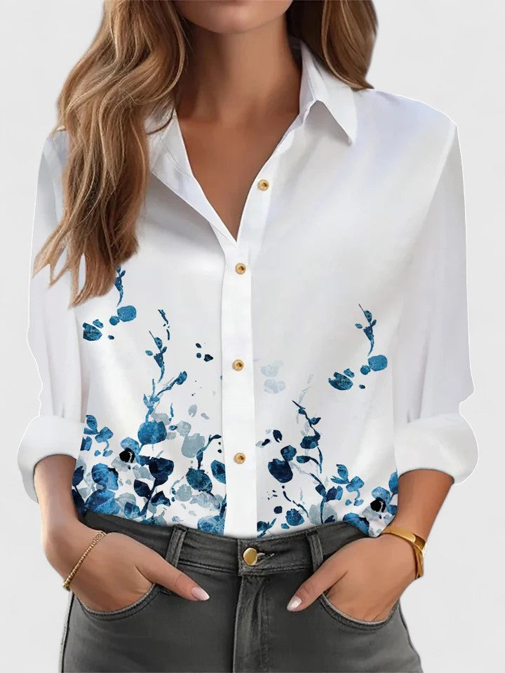 Women’s Loose-fit Blouse with Long Sleeves