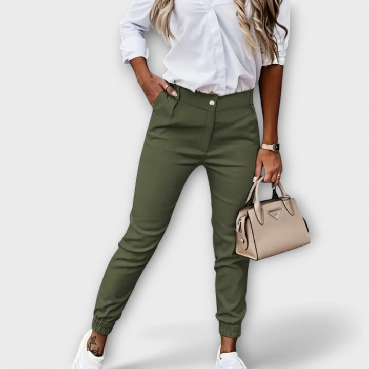 Women’s Stretch Pants with Elastic Waistband