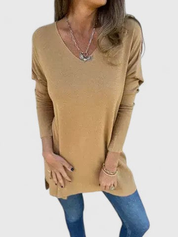 Taurenya | Women’s Comfortable Top with V-Neck