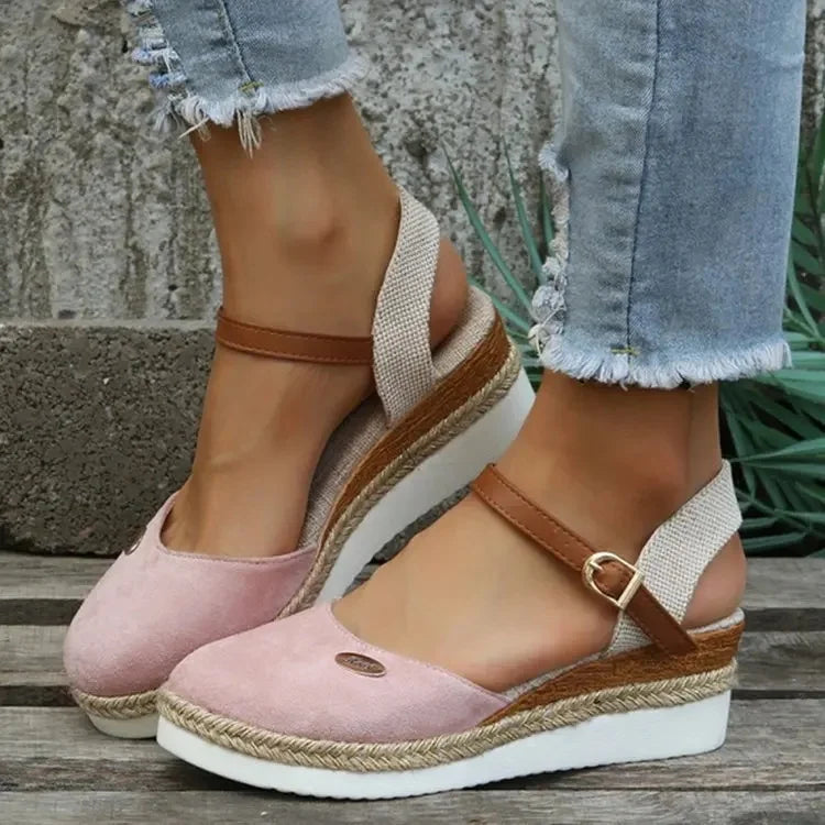 Women’s Rope Orthopedic High Heels with Stability
