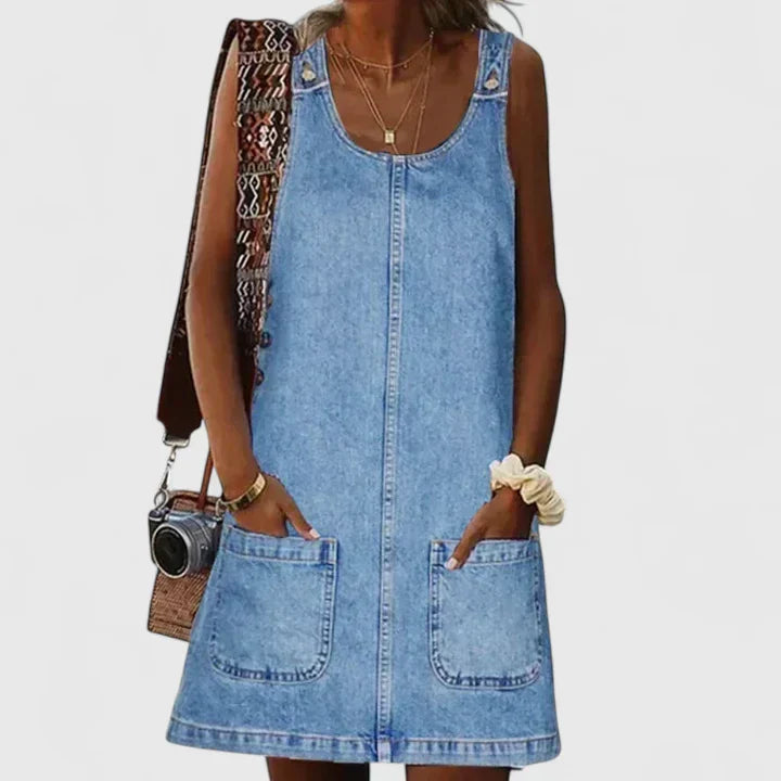 Women’s Comfortable Dress with Front Pockets