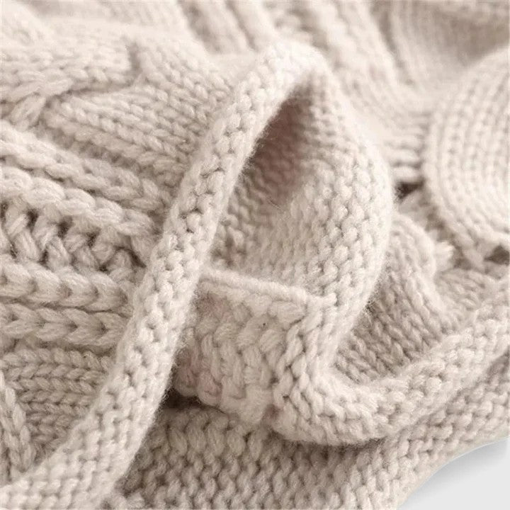 Women’s Cable Knit Sweater with Lightweight Warmth