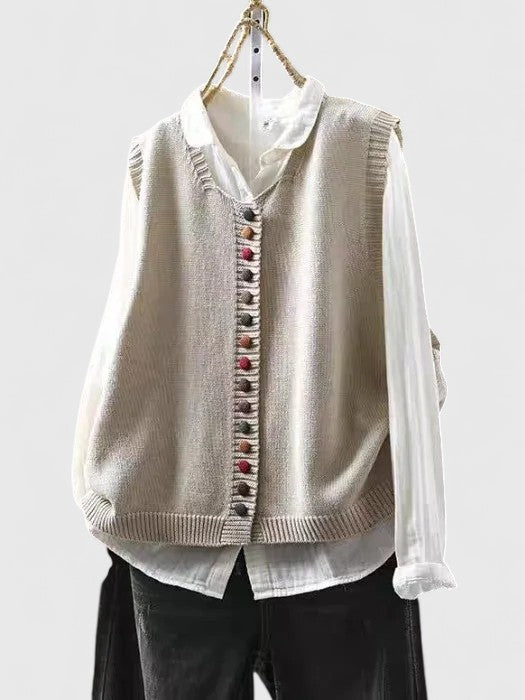 Women’s Elegant Cardigan - Button Down