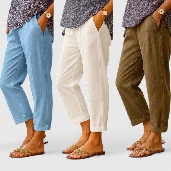 Women’s Comfortable Pants - Straight-Leg Silhouette