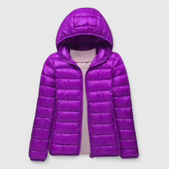 Women’s Ultra-Light Quilted Jacket with Windproof Waterproof