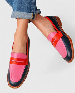 Women’s Elegant Loafers with Wide Heel