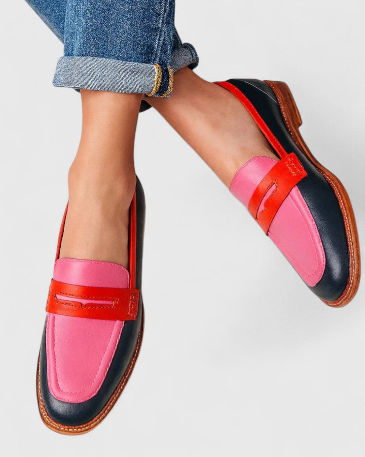Women’s Elegant Loafers with Wide Heel
