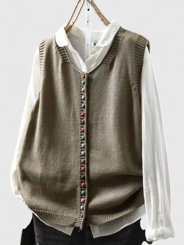 Women’s Elegant Cardigan - Button Down