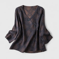 Solene | Women’s Comfortable Blouse with Subtle Embroidery