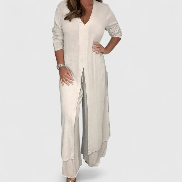 Carmella | Women’s Comfortable Two-Piece Set with Elastic Waist