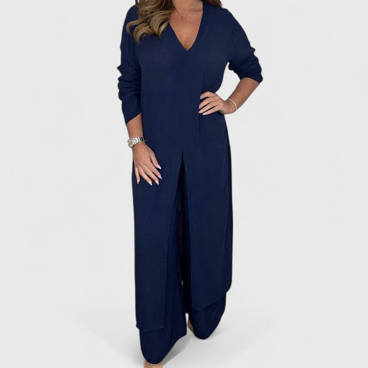 Carmella | Women’s Comfortable Two-Piece Set with Elastic Waist