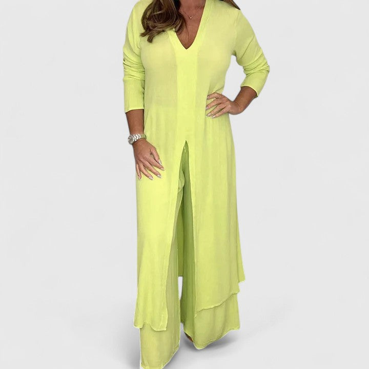 Carmella | Women’s Comfortable Two-Piece Set with Elastic Waist