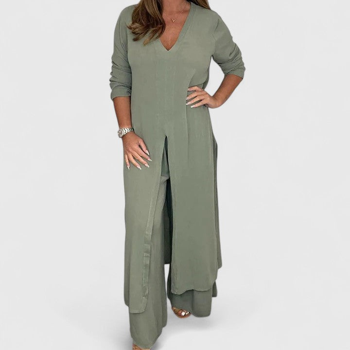 Carmella | Women’s Comfortable Two-Piece Set with Elastic Waist