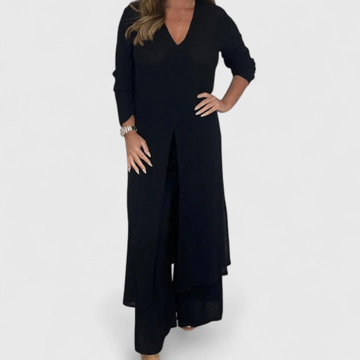 Carmella | Women’s Comfortable Two-Piece Set with Elastic Waist