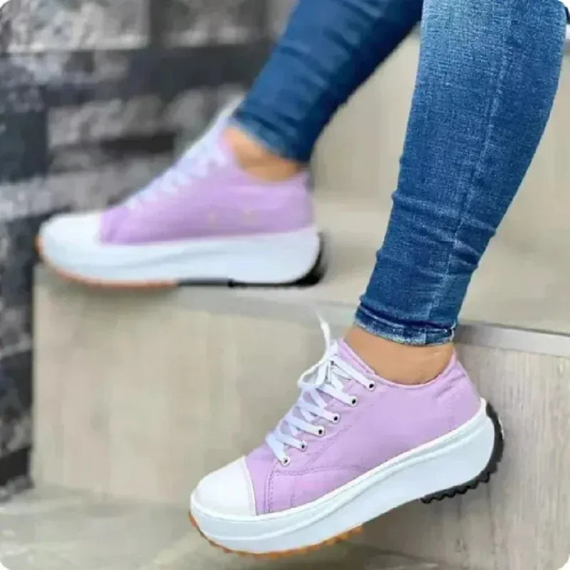 Women’s Sneakers with Lace-Up Closure