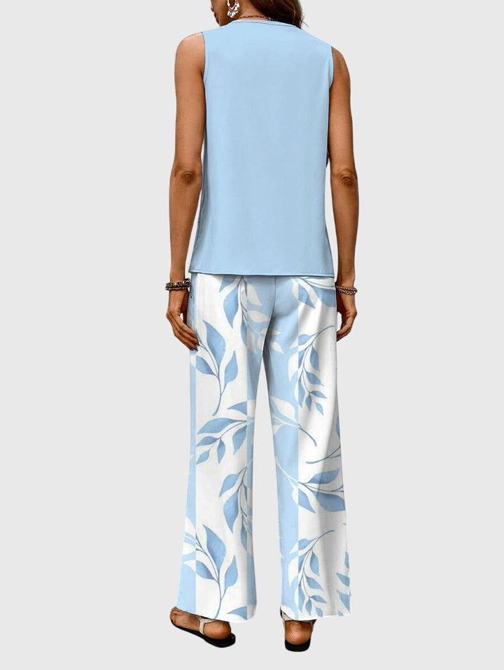 Women’s 2-Piece Summer Set with Square Neckline