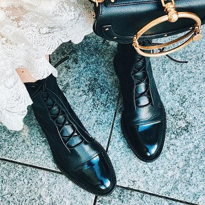 Women’s Ankle Boots - Lace-Up Shoes