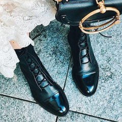 Women’s Ankle Boots - Lace-Up Shoes