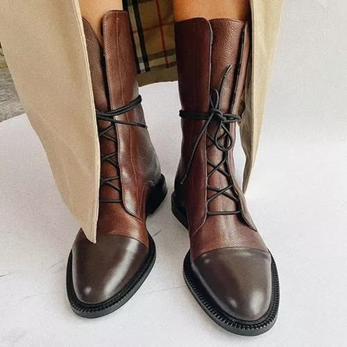 Women’s Ankle Boots - Lace-Up Shoes