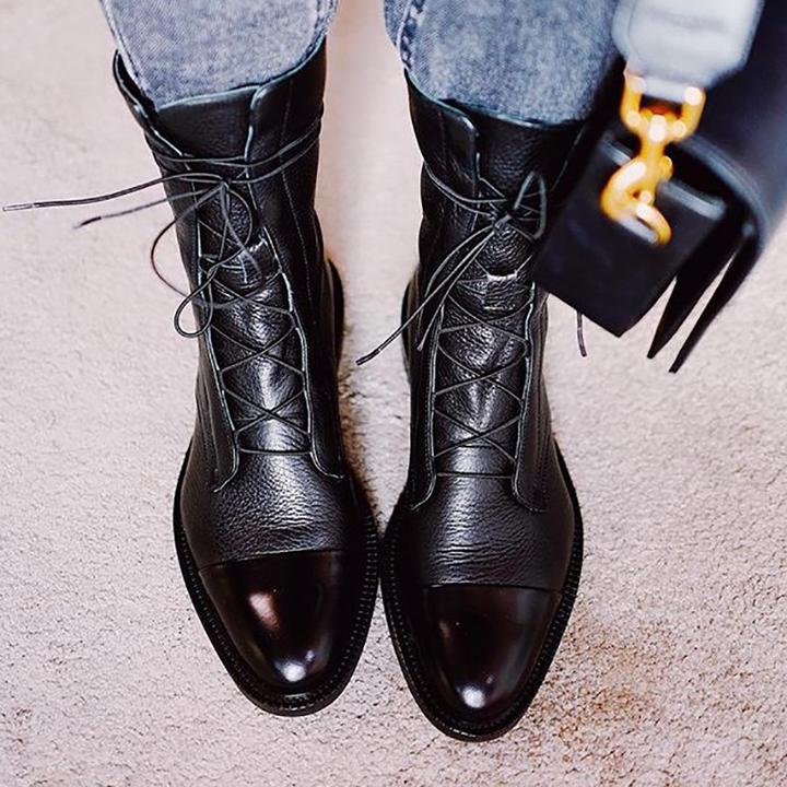 Women’s Ankle Boots - Lace-Up Shoes