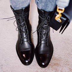 Women’s Ankle Boots - Lace-Up Shoes