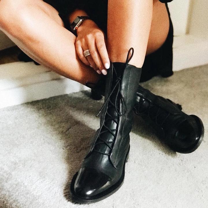 Women’s Ankle Boots - Lace-Up Shoes