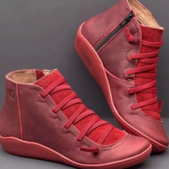 Women’s Ankle Boots with Lace-Up Front