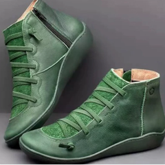 Women’s Ankle Boots with Lace-Up Front