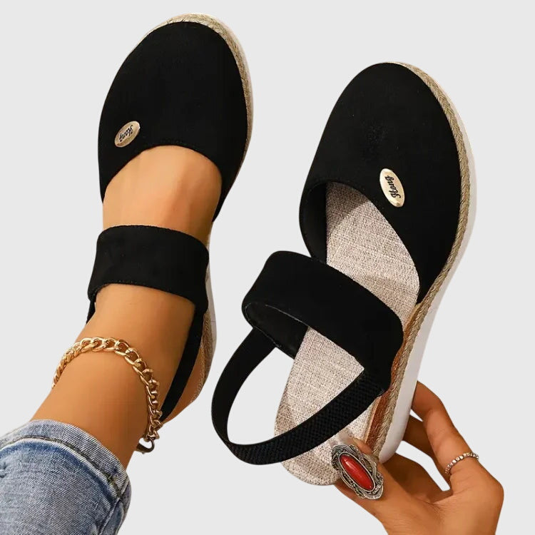 Women's Ankle Strap Sandals - Closed Toe