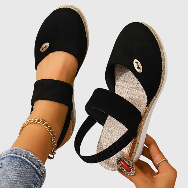 Women's Ankle Strap Sandals - Closed Toe