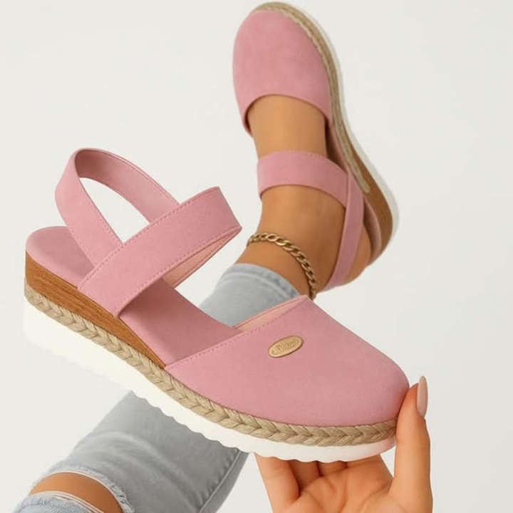 Women's Ankle Strap Sandals - Closed Toe