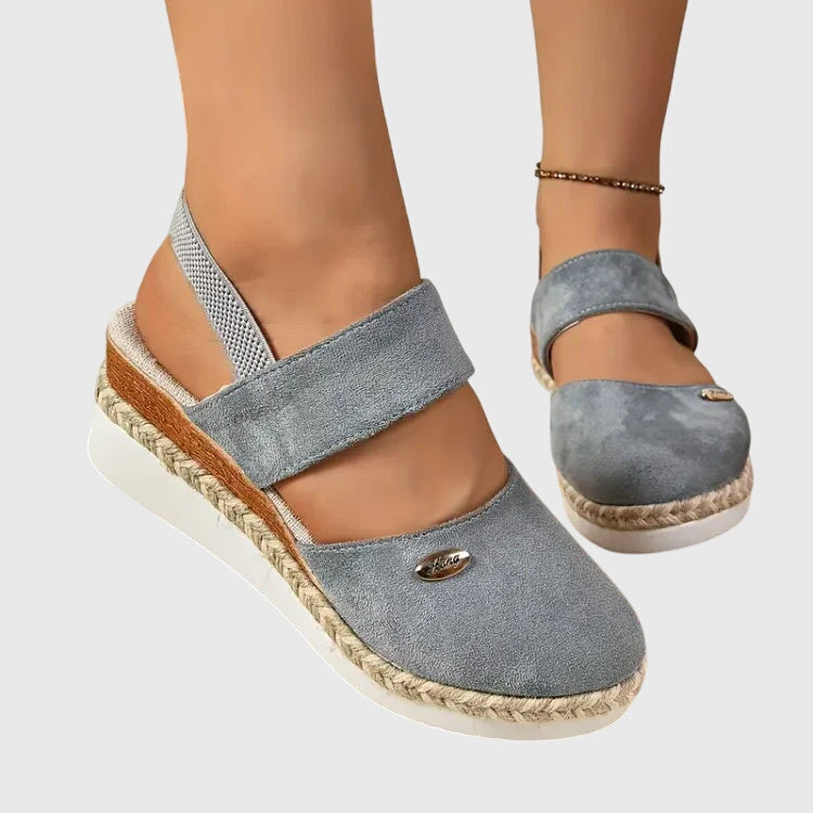 Women's Ankle Strap Sandals - Closed Toe