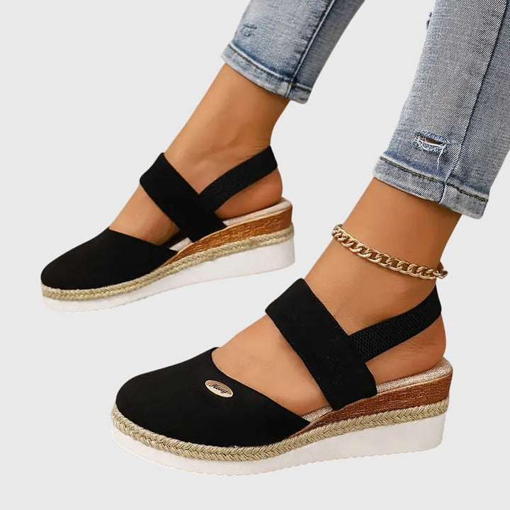 Women's Ankle Strap Sandals - Closed Toe