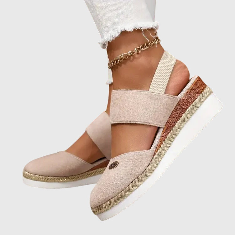 Women's Ankle Strap Sandals - Closed Toe