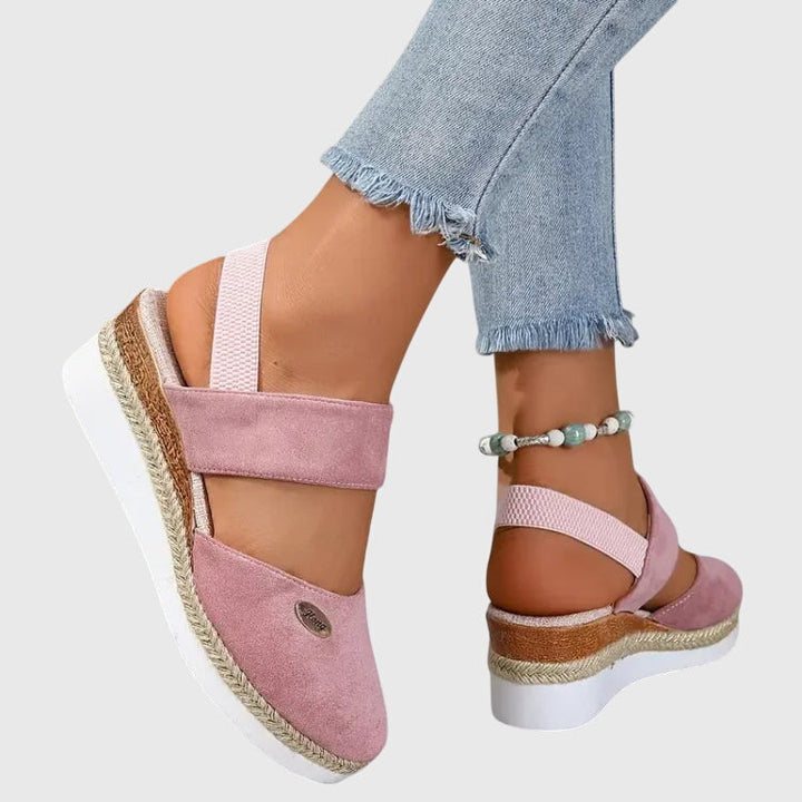 Women's Ankle Strap Sandals - Closed Toe