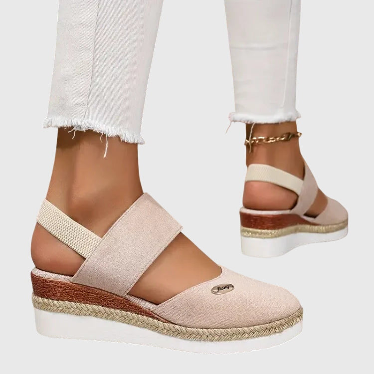Women's Ankle Strap Sandals - Closed Toe