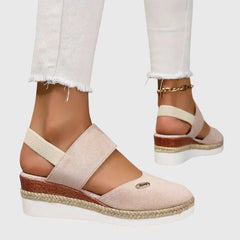Women's Ankle Strap Sandals - Closed Toe