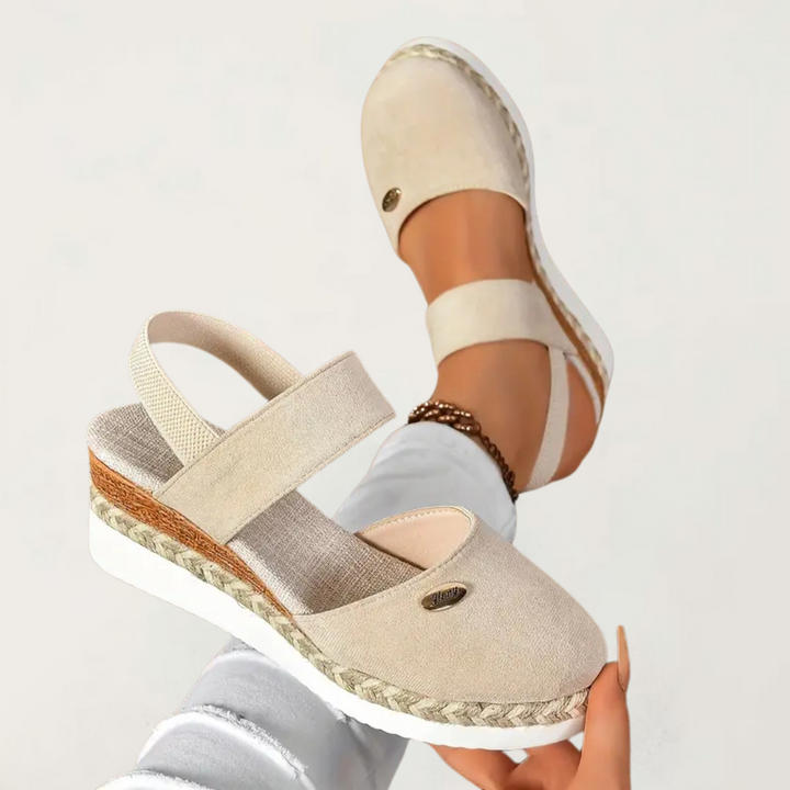 Women's Ankle Strap Sandals - Closed Toe