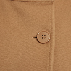 Women's Belted Cape Coat with Funnel Neck