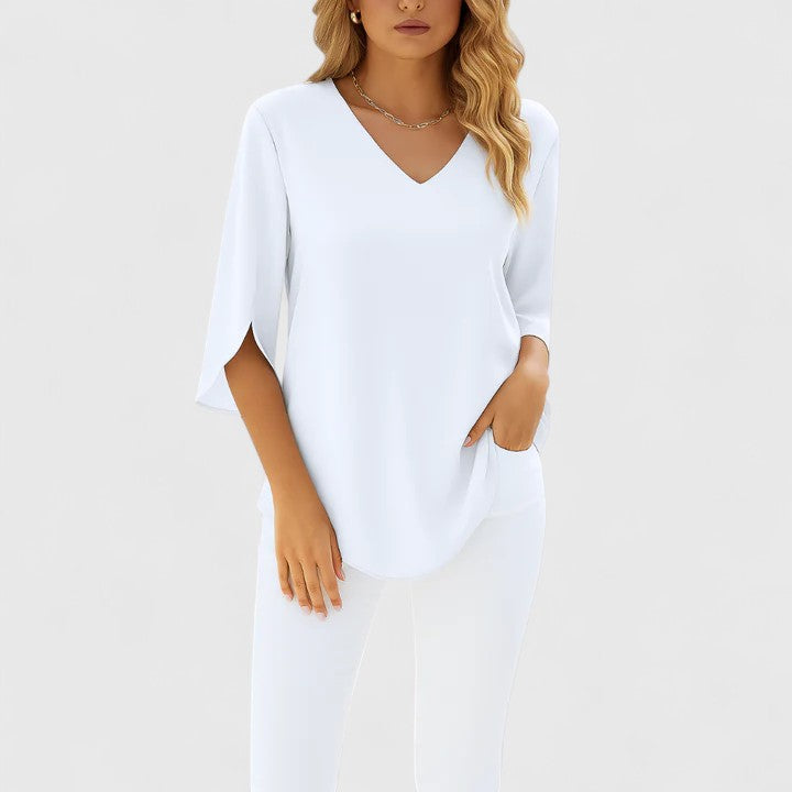 Women’s Blouse with Split Sleeve