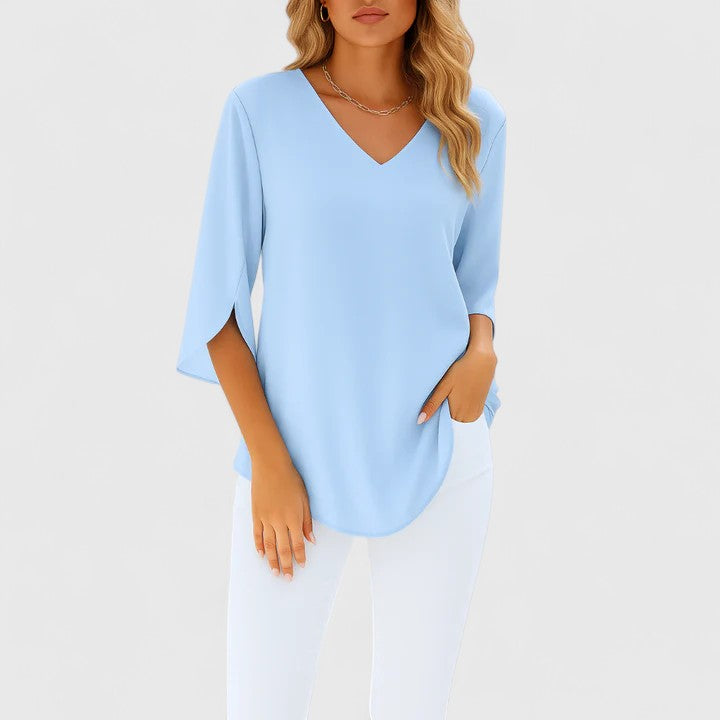 Women’s Blouse with Split Sleeve