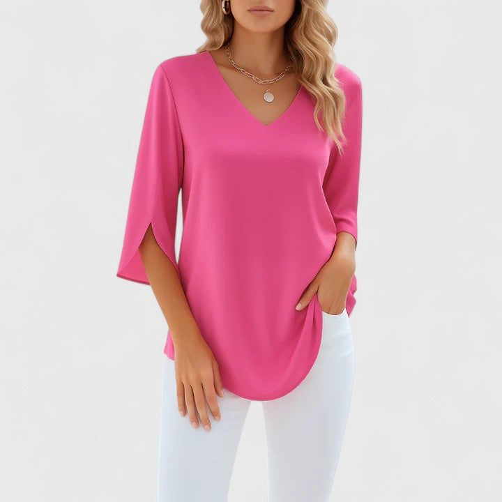 Women’s Blouse with Split Sleeve