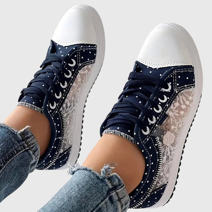 Women’s Blue Orthopedic Sneakers with Arch Support